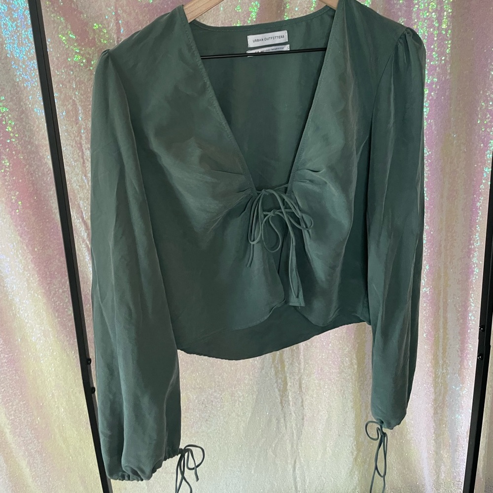 UO Tie Front Top